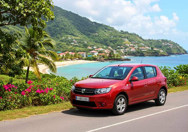 Voiture citadine à louer Martinique